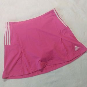 Adidas Pink ClimaLite Tennis Skirt Pockets Small